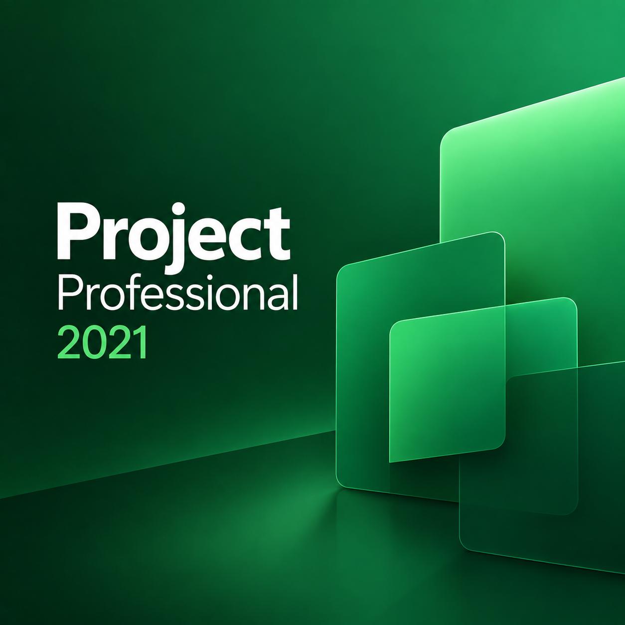 Project Professional 2021 Lifetime Retail License Key – 1 PC