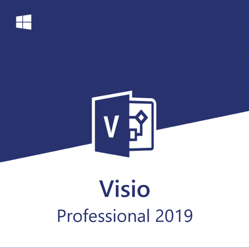 Visio Professional 2019 Lifetime Retail License Key – 1 PC