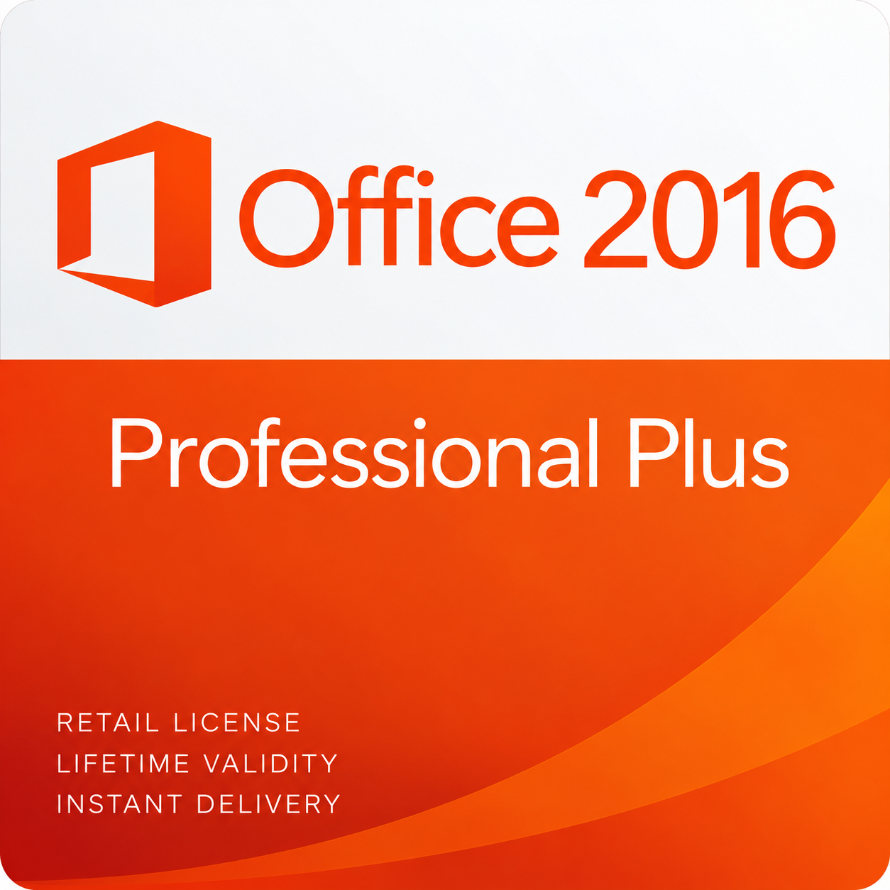 Office 2016 Professional Plus – Lifetime Retail License Key