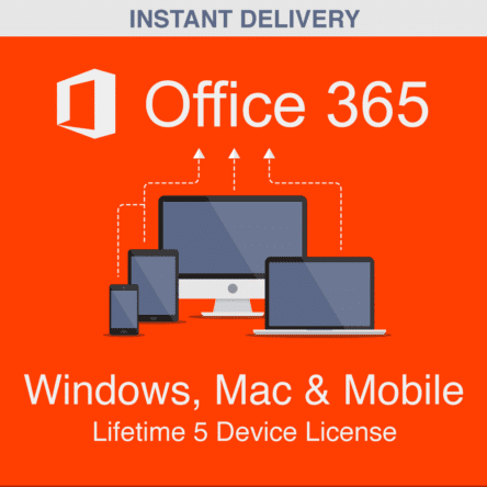 Office 365 Professional Plus Lifetime License – 5 Devices