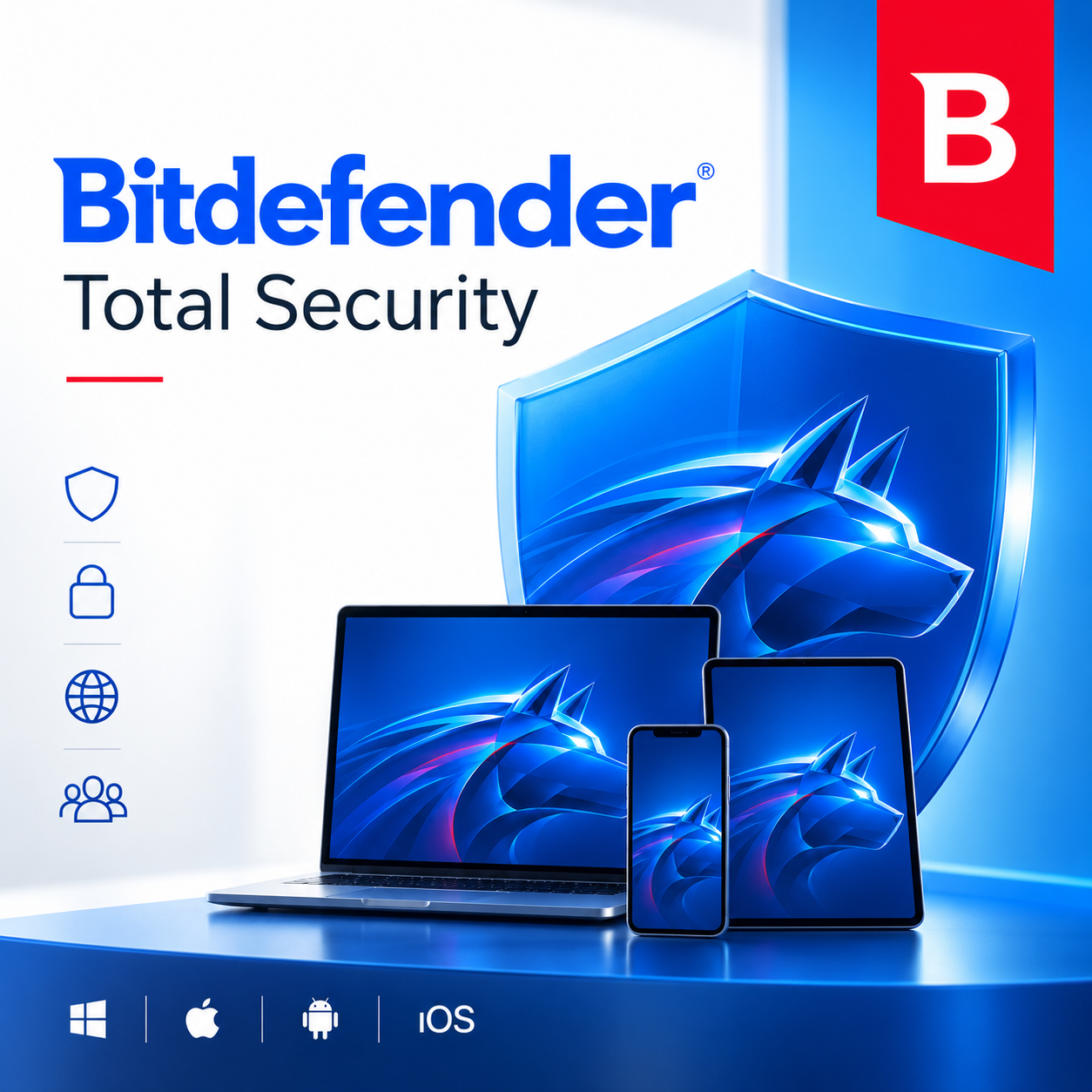 BitDefender Total Security 1 User 1 Year